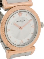 Thumbnail for your product : Versace V-Motif 35mm two-tone watch