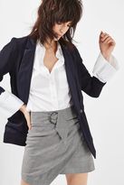 Thumbnail for your product : Topshop Contrast satin blazer