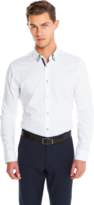 Thumbnail for your product : yd. WHITE ALVARO SLIM FIT DRESS SHIRT