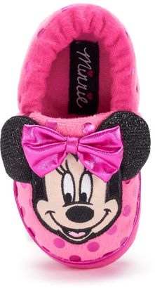 Disney Minnie Mouse Toddler Girls' Slippers