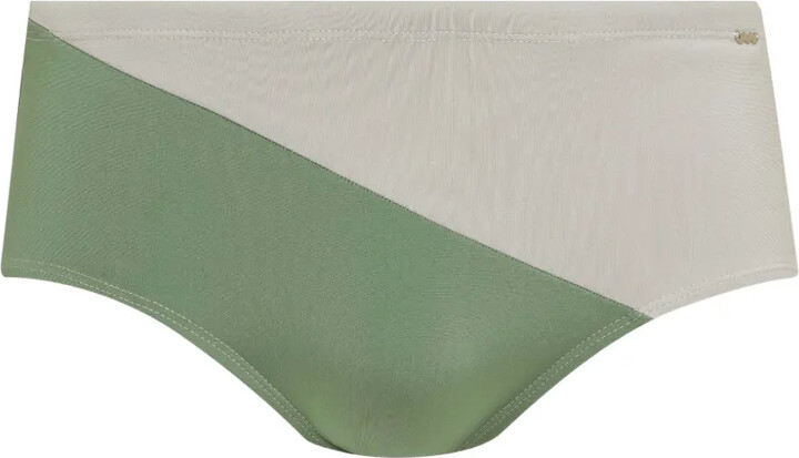 AMIR SLAMA Colour-Block Swimming Trunks