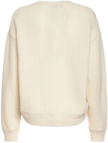Thumbnail for your product : Ermanno Scervino Wool Blend Rib Knit Crewneck Sweater