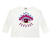 Thumbnail for your product : Kenzo Long-Sleeve Flip Sequin Eye T-Shirt, Size 4-6