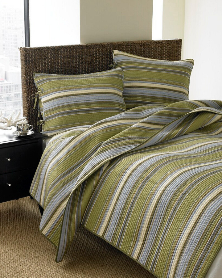 Stone Cottage Classic Stripe Cotton Quilt Set