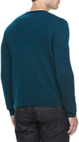 Thumbnail for your product : Vince Mallard Cashmere V-Neck Sweater, Emerald