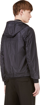 Thumbnail for your product : Moncler Navy Hooded Double Layer Hugues Jacket