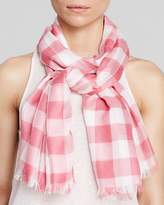 Thumbnail for your product : Aqua Gingham Scarf - 100% Exclusive
