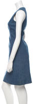 Thumbnail for your product : Carolina Herrera Denim Knee-Length Dress