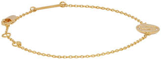 Marc Jacobs Gold Double J Pave Bracelet