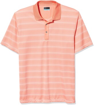 PGA Tour Men's Short Sleeve Striped Polo Shirt Golf