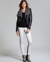 Thumbnail for your product : James Jeans Twiggy Skinny in Flip Side Champagne