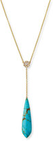 Thumbnail for your product : Rina Limor Fine Jewelry Signature Turquoise & Diamond Drop Pendant Necklace