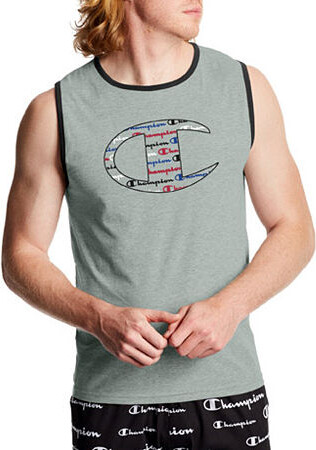 Champion Mens Crew Neck Sleeveless Pajama Top