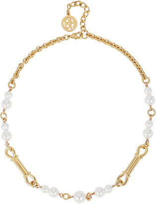 Ben-Amun Pearl Loop Chain Necklace
