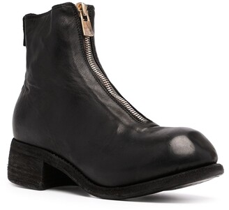 Guidi Zip-Up Ankle Boots