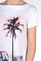 Thumbnail for your product : Giorgio Armani Printed Cotton T-Shirt With Boat Neck