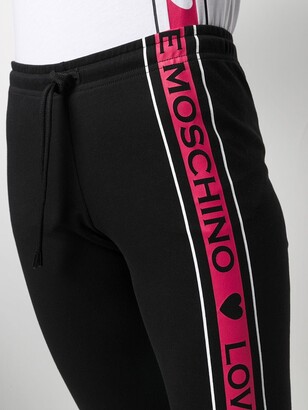 Love Moschino Logo Tape Track Pants