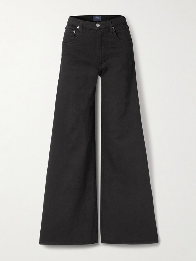 Citizens of Humanity - Amari Ultra High-rise Wide-leg Jeans - Black