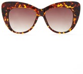 Thumbnail for your product : Forever 21 FOREVER 21+ Tortoise Cat Eye Sunglasses