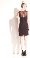 Thumbnail for your product : Betsey Johnson Sheath Dress With Sheer Neck