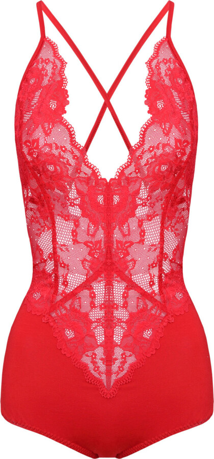 Lace Intimate Bodysuit - Rose Gold, Oh!Zuza night&day