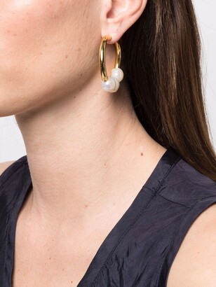 Cult Gaia Leonie pearl-embellished earrings