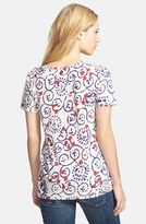 Thumbnail for your product : Lucky Brand 'Penelope' Paisley Tee