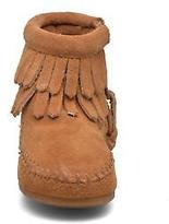 Thumbnail for your product : Minnetonka Kids's Double Fringe Side Zip Boot B Ankle Boots - Size Uk 2 Infant /