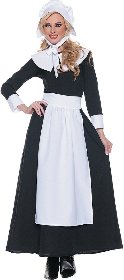 Underwraps Women’s English Puritan Settler Pilgrim Costume Small 4-6