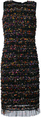 Givenchy ruched mesh shift dress