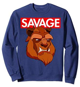 Disney Beauty & the Beast Savage Face Graphic Sweatshirt