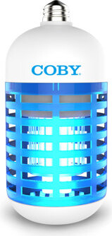 Coby CBZ Series Indoor Bug Zapper Bulb 5W, 1100V, Covers 500 Sq Ft,White,CBZ5J6