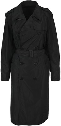 Neil Barrett Frayed Double-Breasted Trench Coat