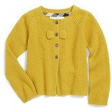 Thumbnail for your product : Burberry 'Bow Detail' Cashmere Cardigan (Toddler Girls)