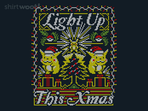 Woot Lit Xmas T Shirt