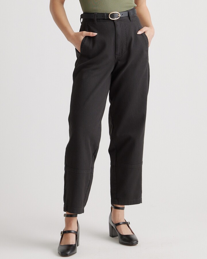 Quince French Terry Modal Wide Leg Pant NWOT Black Small