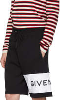 Thumbnail for your product : Givenchy Black and White 4G Bermuda Shorts