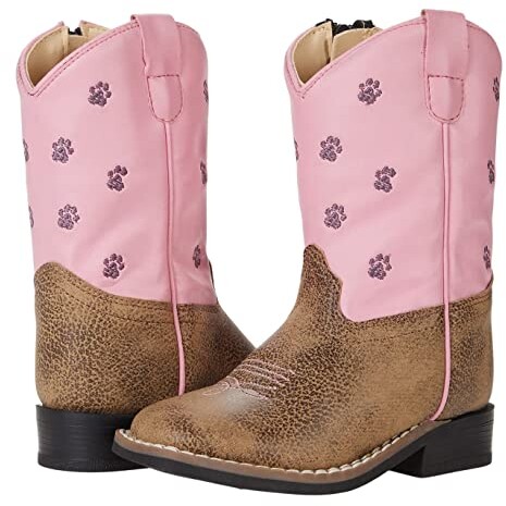 little girl pink cowboy boots
