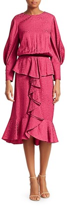 Johanna Ortiz Harlem Renaissance Peplum Dress