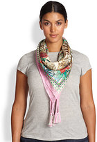 Thumbnail for your product : Johnny Was Johnny Was, Sizes 14-24 Silk Serrano Scarf