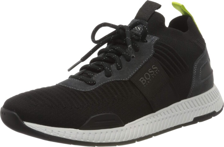 mens black boss trainers