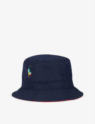 Polo Ralph Lauren Reversible logo-embroidered recycled-polyester bucket hat  - ShopStyle
