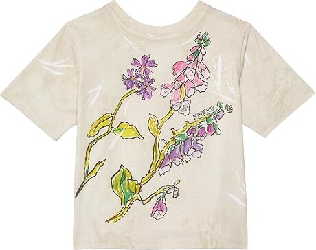 Burberry Children Cedar Foxglove T-Shirt (Infant/Toddler) Girl's Clothing Calico IP Pattern : 6 Months, Cotton