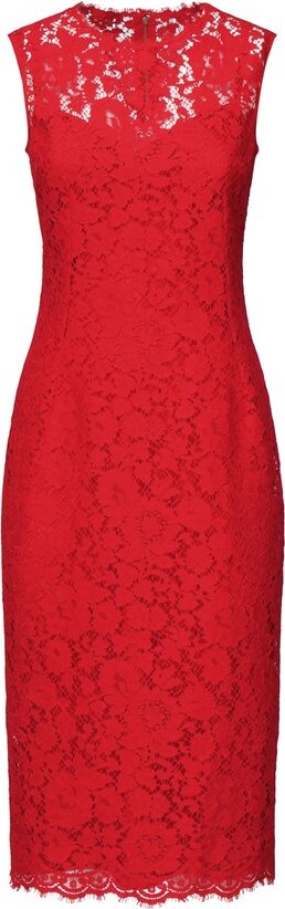 Dolce & Gabbana Floral Lace Dress