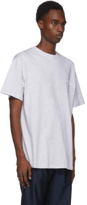 Balenciaga Grey Campaign Logo T-Shirt