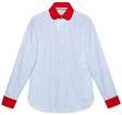 gucci oxford stripe cotton shirt