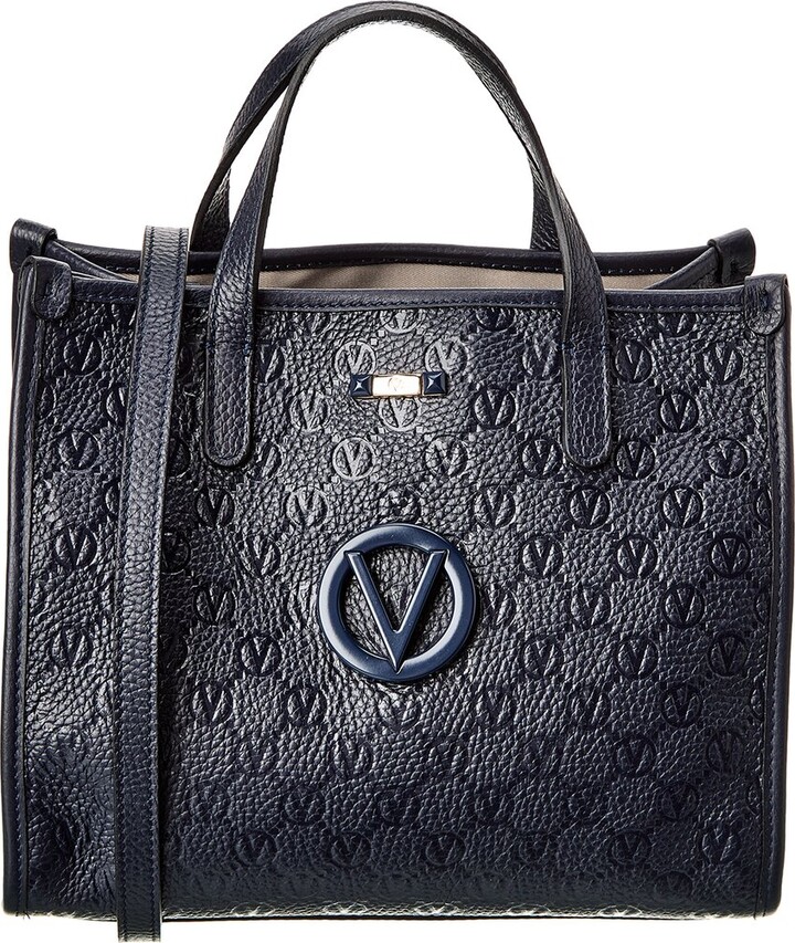 Valentino By Mario Valentino Emi Dollaro Monogram Leather Tote ShopStyle Shoulder Bags