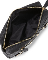 Thumbnail for your product : Neiman Marcus Pebbled Faux-Leather Cosmetics Case, Black