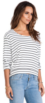 Thumbnail for your product : Monrow Pinstripe Sweatshirt