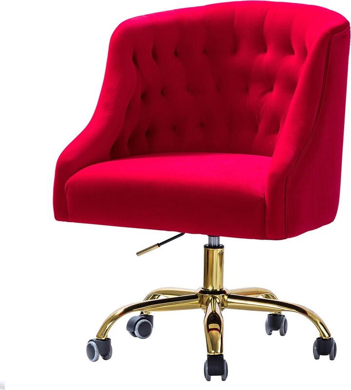 Home Design Home Design Lydia Velvet Office Chair/Task Chair ShopStyle